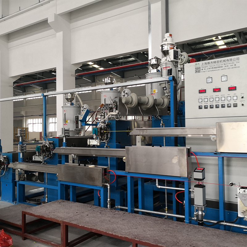 高速耐用 PVC PE UPVC 电缆挤出机