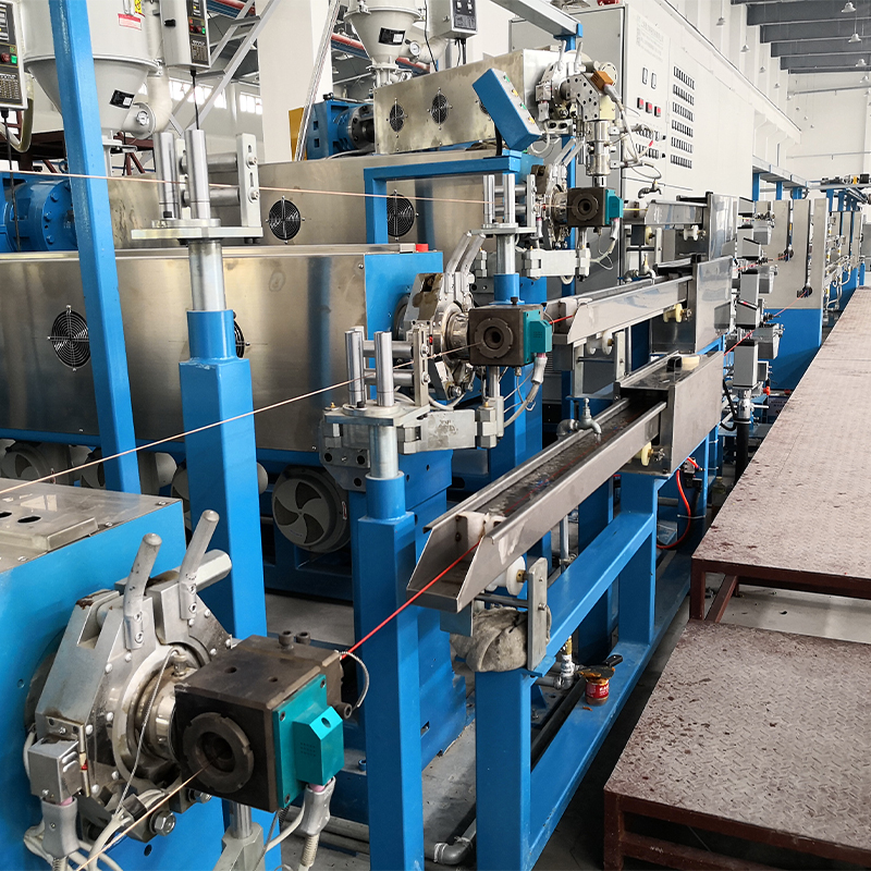 全自动PE PVC高性能电缆挤出机